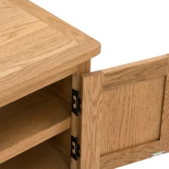 Norbury Wide TV Stand - Oak -Furniture Haven Shop 12940838 1644873341906732
