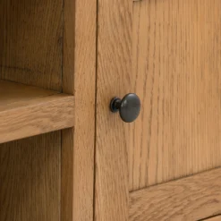 Norbury Wide TV Stand - Oak -Furniture Haven Shop 12940838 1944873341947016