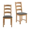 Norbury Dining Chair - Set Of 2 - Oak -Furniture Haven Shop 12940846 4294907352832590