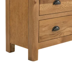 Norbury 5 Drawer Chest - Oak -Furniture Haven Shop 12940848 1904873339647315