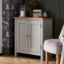 Norbury Petite Cabinet - Grey -Furniture Haven Shop 12940855 7554889183429637