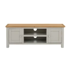 Norbury Wide TV Stand - Grey -Furniture Haven Shop 12940856 1854889184040965