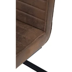 Ayden Cantilever Dining Chair - Set Of 2 - Tan -Furniture Haven Shop 13125759 7284933242050184