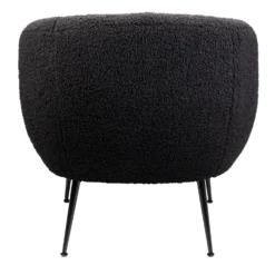 Tori Boucle Tub Chair - Black -Furniture Haven Shop 13130400 1794919264933832