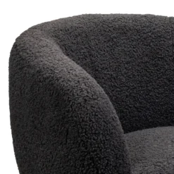 Tori Boucle Tub Chair - Black -Furniture Haven Shop 13130400 2104919264948529