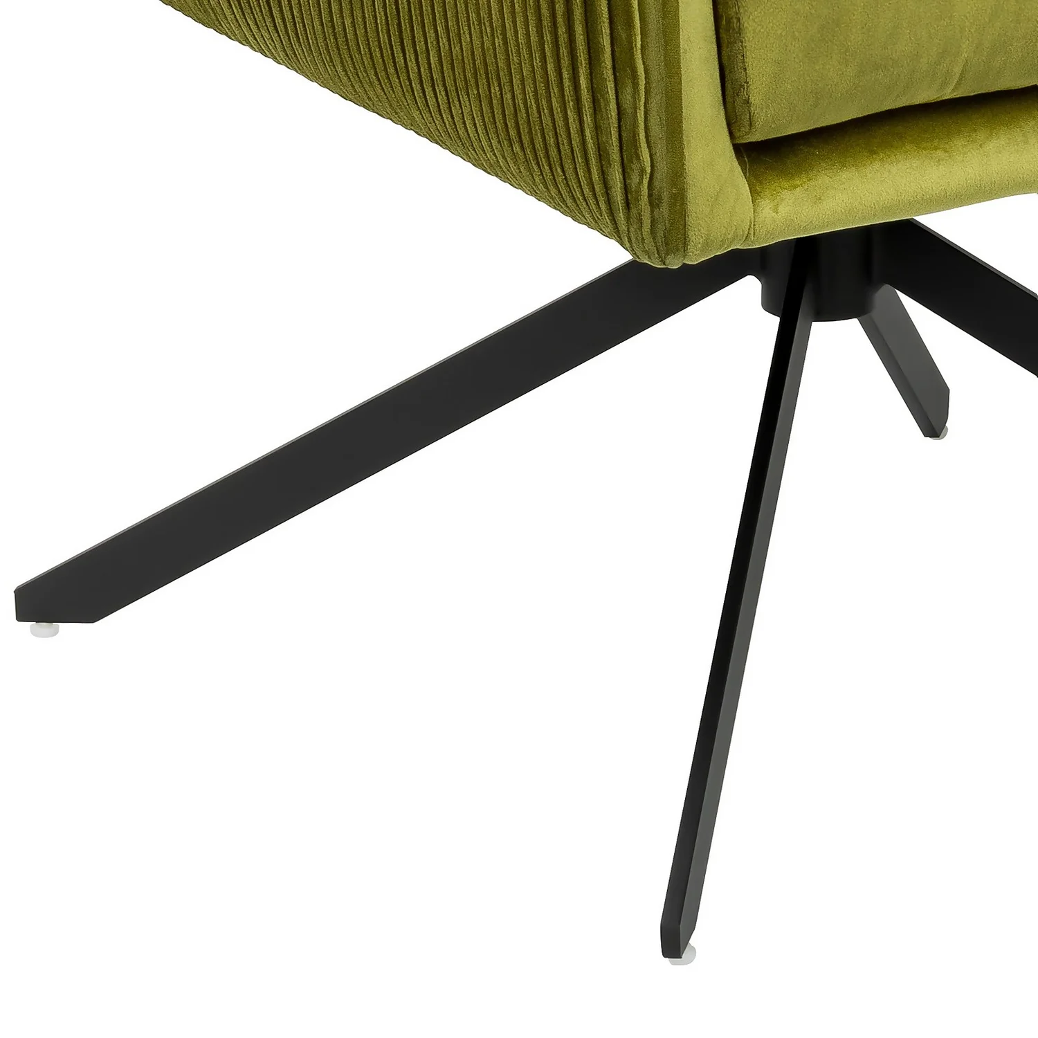 Pia Pleat Swivel Chair - Olive 9 Pia Pleat Swivel Chair - Olive - Image 7