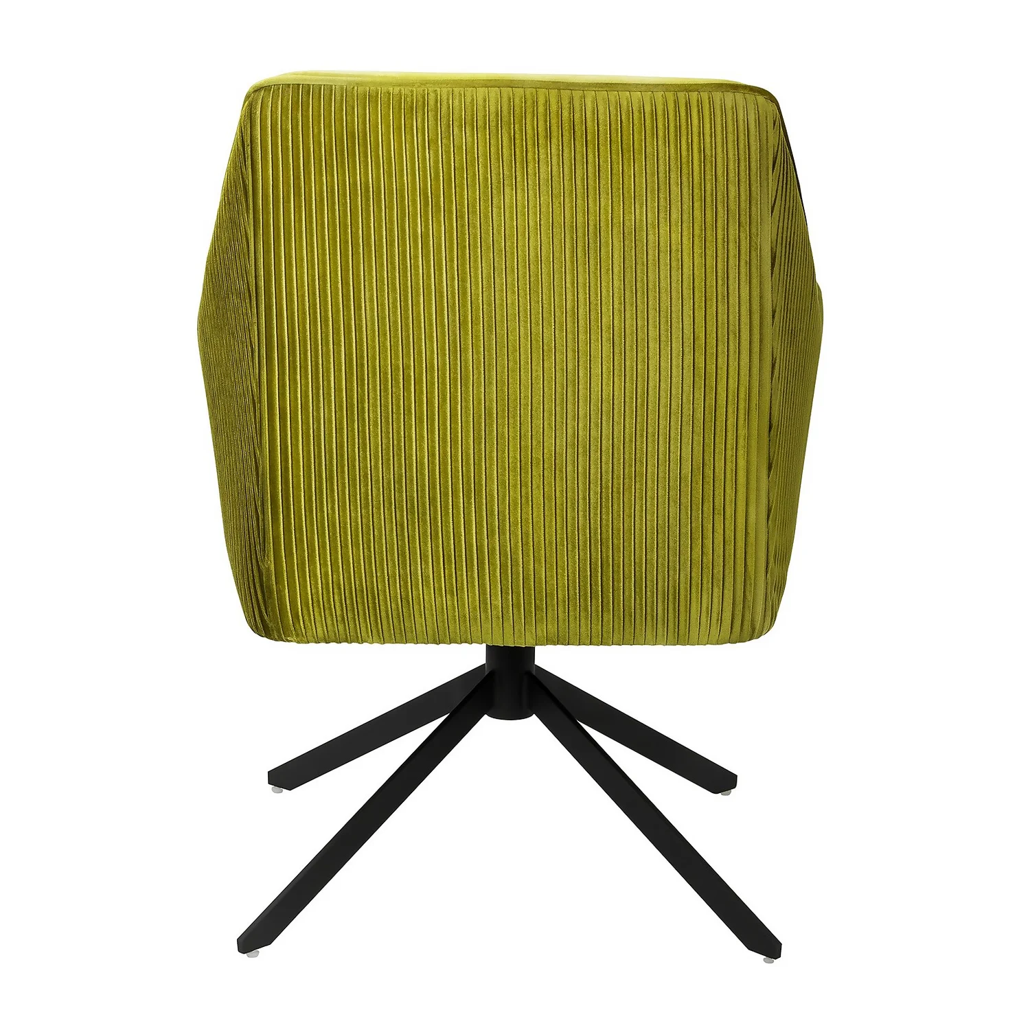 Pia Pleat Swivel Chair - Olive 6 Pia Pleat Swivel Chair - Olive - Image 4