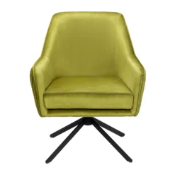 Pia Pleat Swivel Chair - Olive 11 Pia Pleat Swivel Chair - Olive -Furniture Haven Shop 13222763 1904940701575036