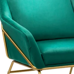 Evelyn Metal Frame Chair - Emerald -Furniture Haven Shop 13222772 1824932955689474