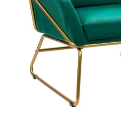 Evelyn Metal Frame Chair - Emerald -Furniture Haven Shop 13222772 3134932955727262