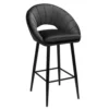 Margot Bar Stool - Black -Furniture Haven Shop 13222775 4314931414019291
