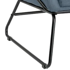 Evelyn Metal Frame Chair - Denim Blue -Furniture Haven Shop 13222781 1964940701810983
