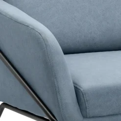 Evelyn Metal Frame Chair - Denim Blue -Furniture Haven Shop 13222781 3214940701777620