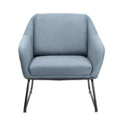 Evelyn Metal Frame Chair - Denim Blue -Furniture Haven Shop 13222781 5444940701581669