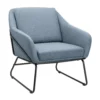 Evelyn Metal Frame Chair - Denim Blue -Furniture Haven Shop 13222781 6404940701460610