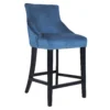 Annabelle Velvet Bar Stool - Navy -Furniture Haven Shop 13223768 6124927306470291