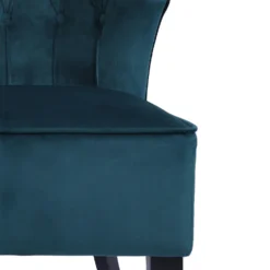 Sadie Velvet Accent Chair - Aegean Blue -Furniture Haven Shop 13223769 1154958840749257