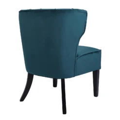 Sadie Velvet Accent Chair - Aegean Blue -Furniture Haven Shop 13223769 1514958840668956