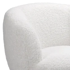 Tori Boucle Tub Chair - White -Furniture Haven Shop 13224150 2234919264570028