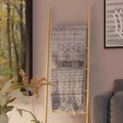 Bamboo Storage Ladder -Furniture Haven Shop 13231130 1204930158538104