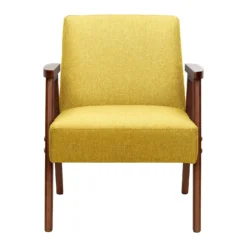 Alex Mid Century Armchair - Ochre -Furniture Haven Shop 13514419 1234963831634100