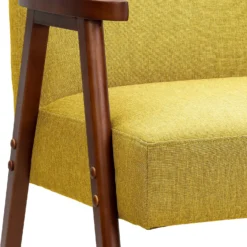 Alex Mid Century Armchair - Ochre -Furniture Haven Shop 13514419 7044963831726281