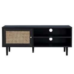 Kubu Rattan TV Stand - Black -Furniture Haven Shop 13633729 2034974679756779