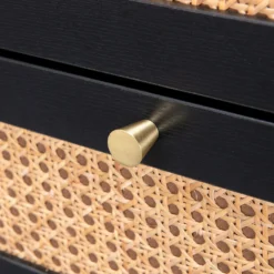 Kubu Rattan 3 Drawer Chest - Black -Furniture Haven Shop 13633730 7014974679552962