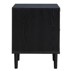 Kubu Rattan 2 Drawer Side Table - Black -Furniture Haven Shop 13633731 1074974471770637