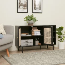 Kubu Rattan Sideboard - Black 18 Kubu Rattan Sideboard - Black -Furniture Haven Shop 13633735 2025023661185449