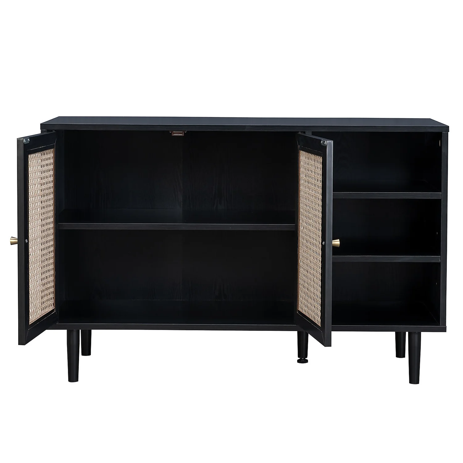Kubu Rattan Sideboard - Black 5 Kubu Rattan Sideboard - Black - Image 3