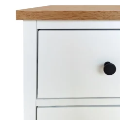 Ren 2 Drawer Bedside Table - White -Furniture Haven Shop 13633736 2034975192902558