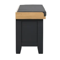 Ashstead Storage Bench - Oak & Charcoal -Furniture Haven Shop 13642204 1214953455738991