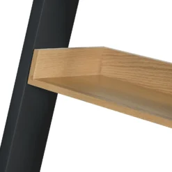 Ashstead Ladder Shelf - Oak & Charcoal -Furniture Haven Shop 13642205 2054953455481723
