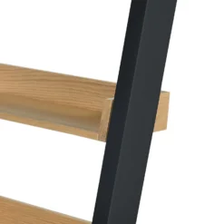 Ashstead Ladder Shelf - Oak & Charcoal -Furniture Haven Shop 13642205 7594953455251977