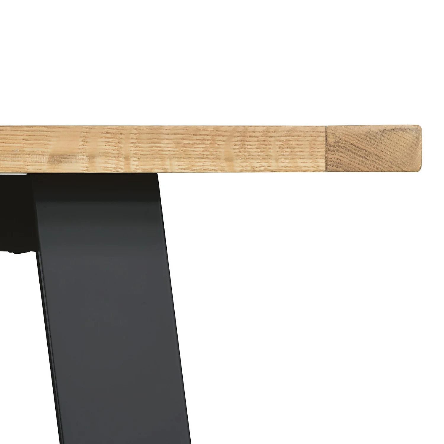 Ashstead Bench - Oak & Charcoal 10 Ashstead Bench - Oak & Charcoal - Image 8