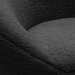 Bernie Boucle Chunky Tub Chair - Black -Furniture Haven Shop 13644161 1324997057010519