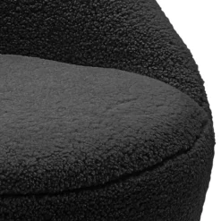 Bernie Boucle Chunky Tub Chair - Black -Furniture Haven Shop 13644161 8674997057062107