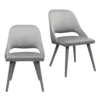 Oliver Upholstered Dining Chairs - Set Of 2 - Grey -Furniture Haven Shop 13644173 1274965386426052