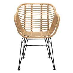 Ronnie Rattan Dining Chair - Set Of 2 -Furniture Haven Shop 13644186 5744997056744611