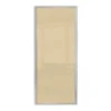 Ellipse Sliding Wardrobe Door 1 Panel Cream Glass With Aluminium Frame (W) 914mm -Furniture Haven Shop 13660786 4954935066734598