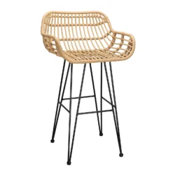 Ronnie Rattan Bar Stool - Set Of 2 -Furniture Haven Shop 13863935 2125001688266576