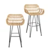 Ronnie Rattan Bar Stool - Set Of 2 1 Ronnie Rattan Bar Stool - Set Of 2 -Furniture Haven Shop 13863935 5725023398892233
