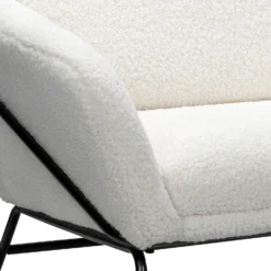 Evelyn Metal Frame Chair - Boucle -Furniture Haven Shop 13863937 4714978553810799