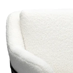 Evelyn Metal Frame Chair - Boucle -Furniture Haven Shop 13863937 6384978553765994