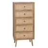 Kubu Rattan 5 Drawer Tallboy -Furniture Haven Shop 13951720 2065036420221941