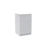 House Beautiful Honest Narrow Chest Of Drawers - Gloss White Slab (W) 450mm X (H) 756mm
