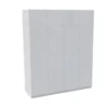 House Beautiful Honest Quad Wardrobe, White Carcass - Gloss White Slab Doors (W) 1800mm X (H) 2196mm -Furniture Haven Shop 13999856 1905005576143321