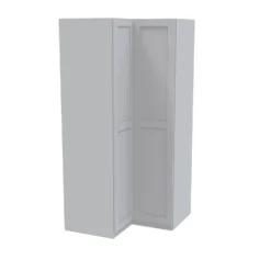House Beautiful Realm Corner Wardrobe, White Carcass - White Shaker Doors (W) 1053mm X (H) 2196mm