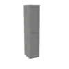 House Beautiful Realm Single Wardrobe, Grey Carcass - Grey Shaker Door (W) 450mm X (H) 2196mm -Furniture Haven Shop 13999911 4815005575165777